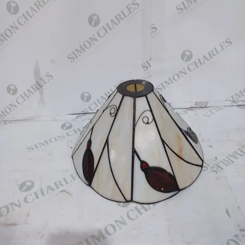 DECORATIVE GLASS & METAL LIGHT/LAMP SHADE - COLLECTION ONLY