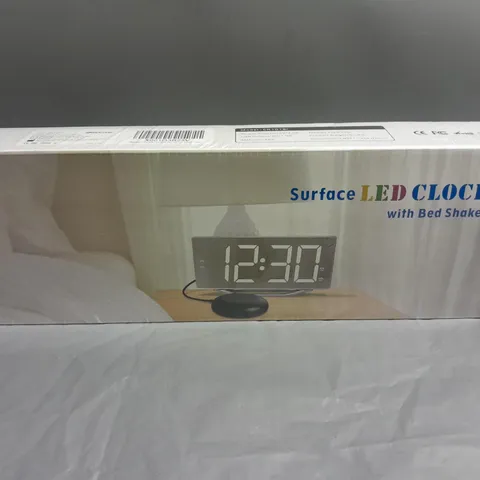 SEALED ROCAM SURFACE LED CLOCK WITH BED SHAKER