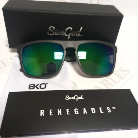 BOXED SUN GOD RENEGADES SUNGLASSES