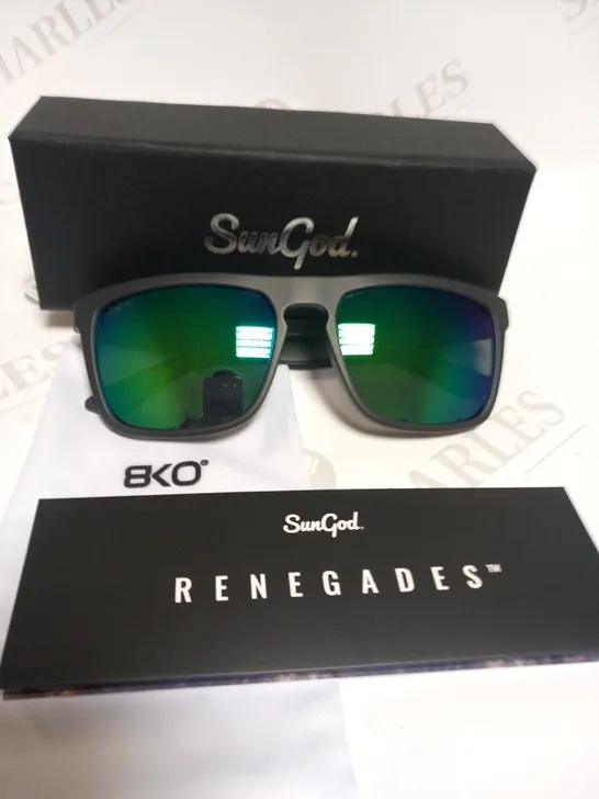 BOXED SUN GOD RENEGADES SUNGLASSES