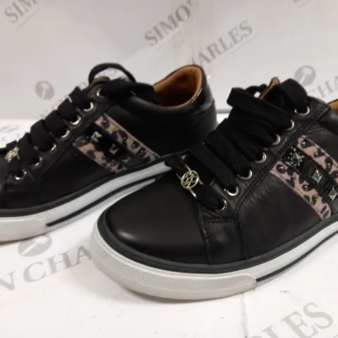 MODA ALFINA BLACK TRAINERS - 5