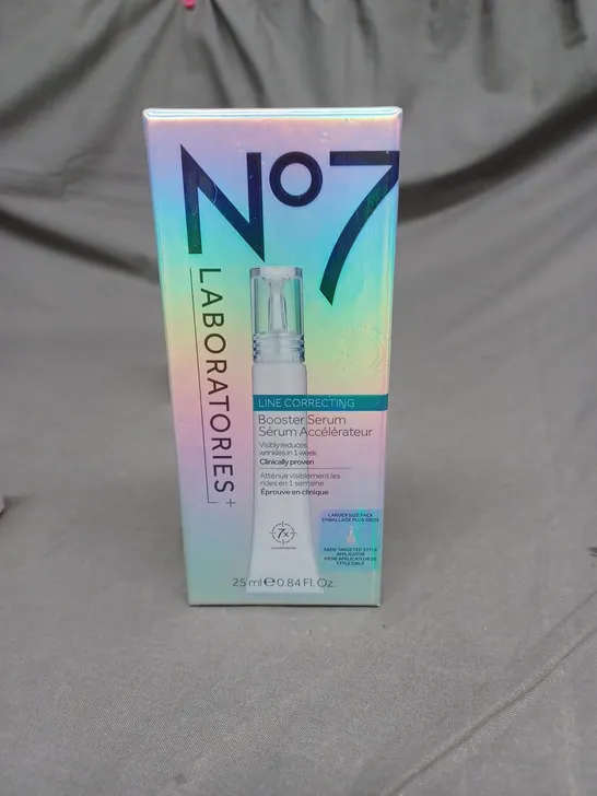 SEALED NO7 LABORATORIES LINE CORRECTING BOOSTER SERUM 25ML