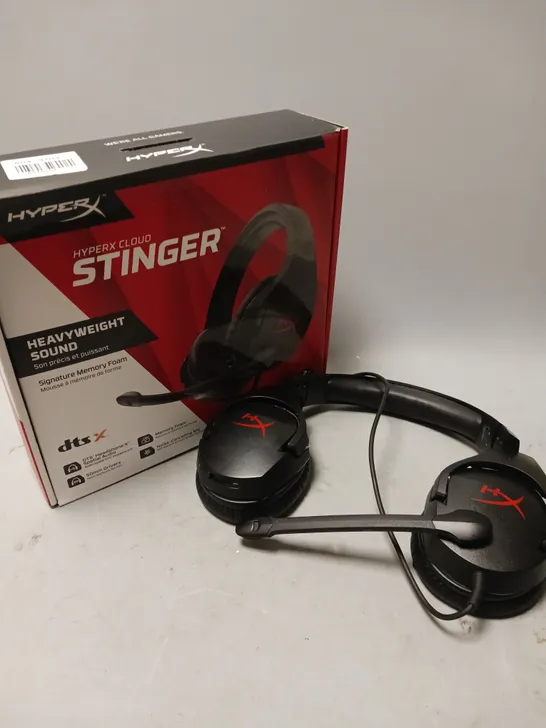 HYPERX CLOUD STINGER GAMING HEADSET BLACK