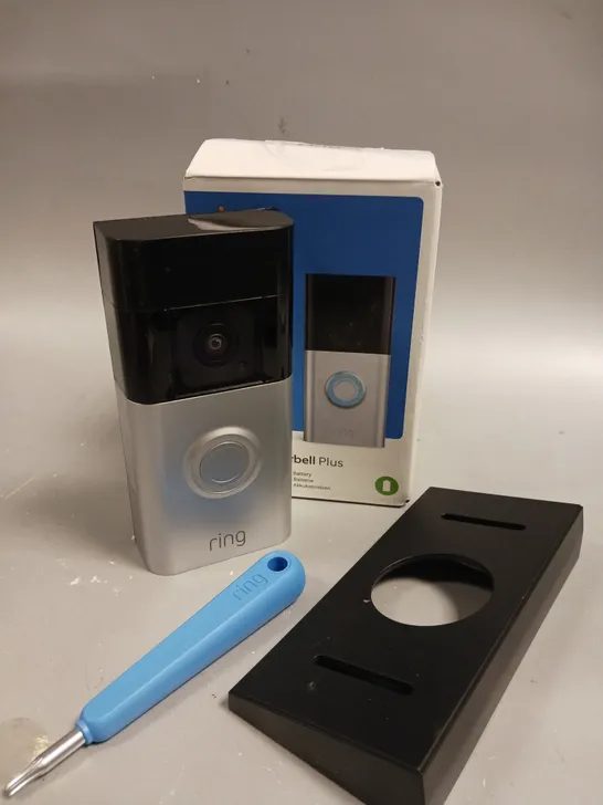 BOXED RING BATTERY VIDEO DOORBELL PLUS