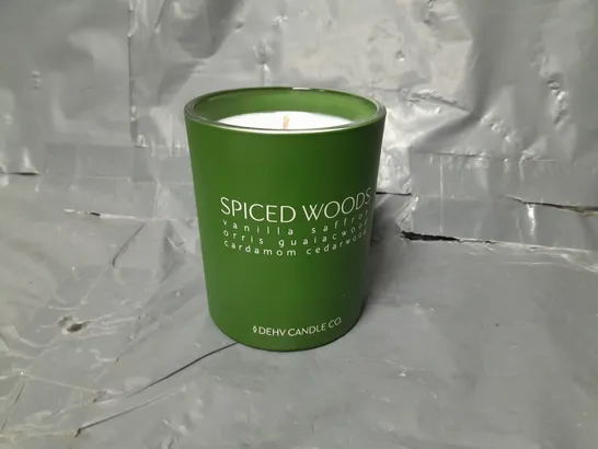 BOXED DEHV CANDLE CO SPICED WOOD 