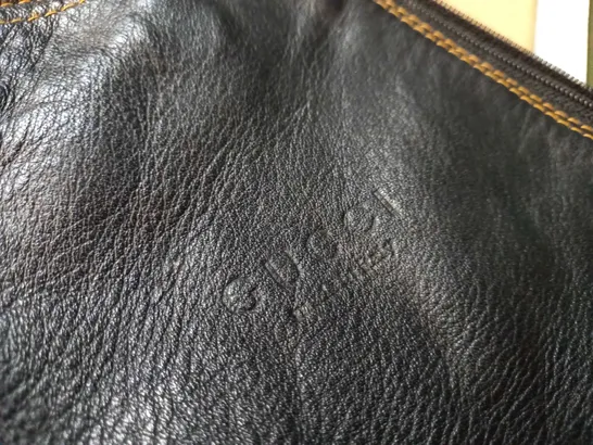 GUCCI BLACK/TAN DETAILED MESSENGER/BACKPACK