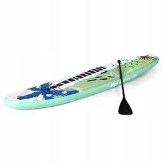 BOXED COSTWAY 320X76X15CM STAND UP PADDLING BOARD SUP BOARD INFLATABLE WITH SAFETY LINE PADDLE PUMP CENTER FIN (1 BOX)