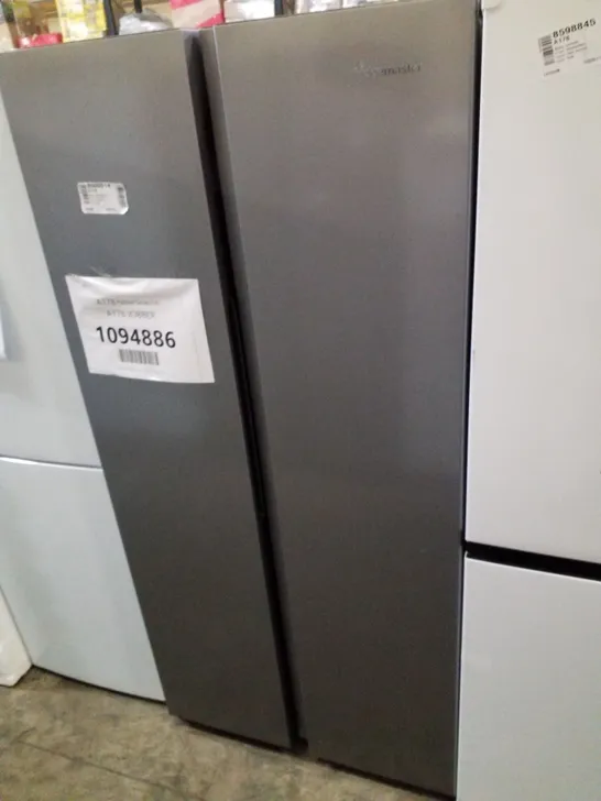 FREESTANDING SLIM AMERICAN SIDE BY SIDE DOOR FRIDGE - UNPROCESSED RAW RETURN