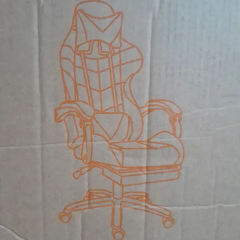 BOXED NEO PINK/WHITE FAUX LEATHER OFFICE CHAIR