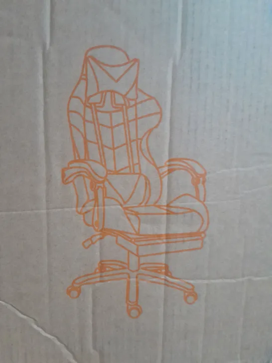 BOXED NEO PINK/WHITE FAUX LEATHER OFFICE CHAIR