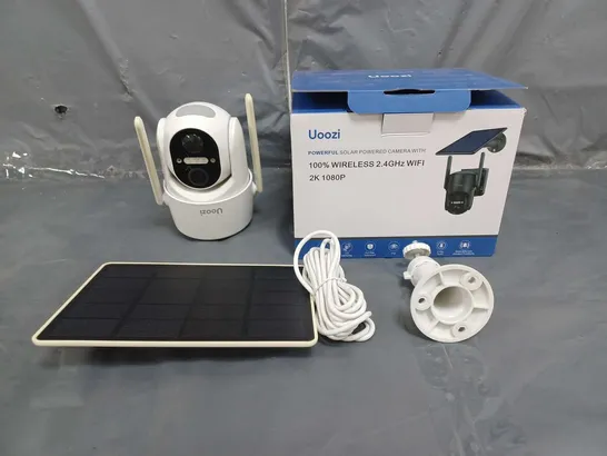 BOXED UOOZI POWERFUL SOLAR POWERED WIRELESS CAMERA 