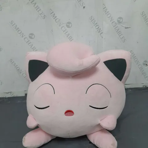 LARGE SLEEPING JIGGLYPUFF POKEMON PLUSH 