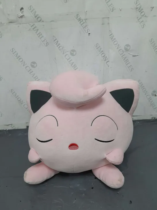 LARGE SLEEPING JIGGLYPUFF POKEMON PLUSH 