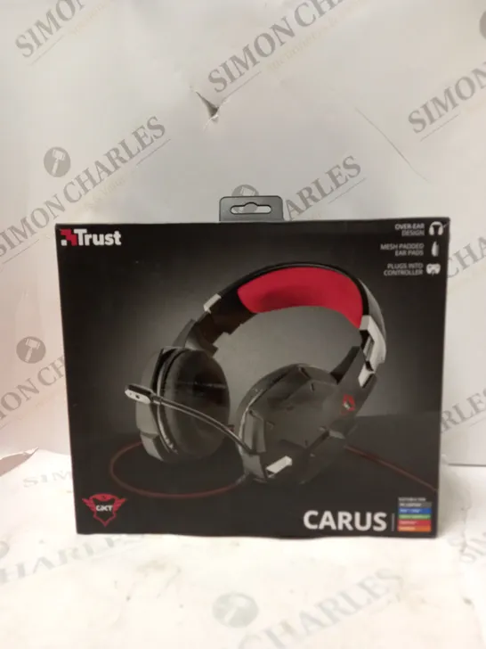 TRUST CARUS GAMING HEADSET IN BLACK 