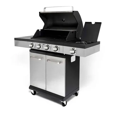 BRAND NEW BOXED FOGO & CHAMA SCORPION 4.1: 4 BURNER GAS BBQ (1 BOX)