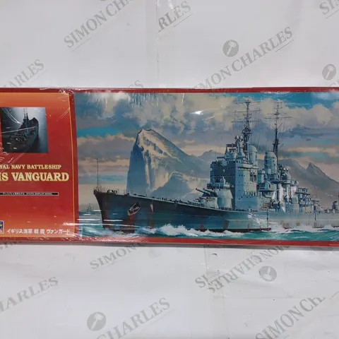 HASEGAWA HOBBY KITS ROYAL NAVY BATTLESHIP HMS VANGUARD STATIC DISPLAY MODEL