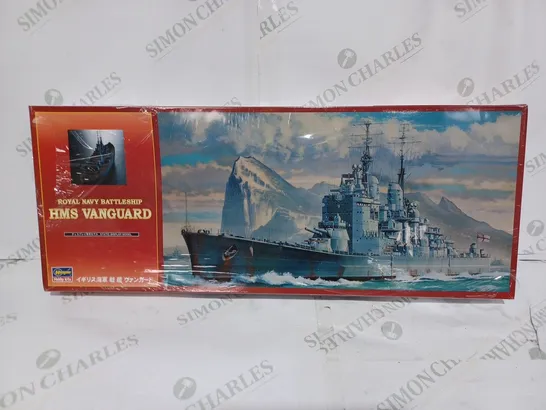 HASEGAWA HOBBY KITS ROYAL NAVY BATTLESHIP HMS VANGUARD STATIC DISPLAY MODEL