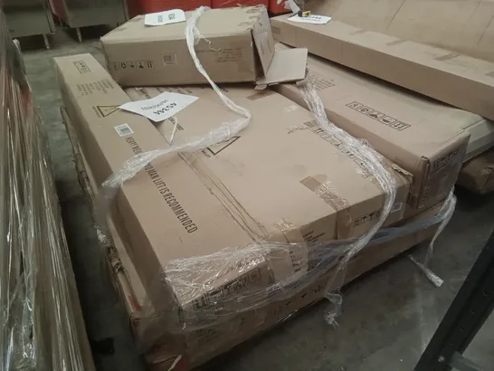 PALLET OF ASSORTED FLAT PACK FURNITURE PARTS