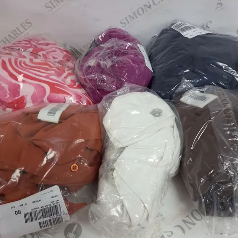 BOX OF APPROXIMATELY 15 ASSORTED CLOTHING ITEMS TO INCLUDE FAIR JUMPER, SHIRT, MAXI DRESS ETC