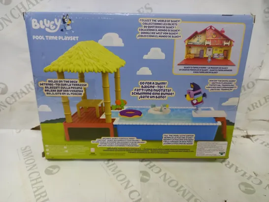 BLUEY POOL TIME FUN PLAYSET  RRP £19.99