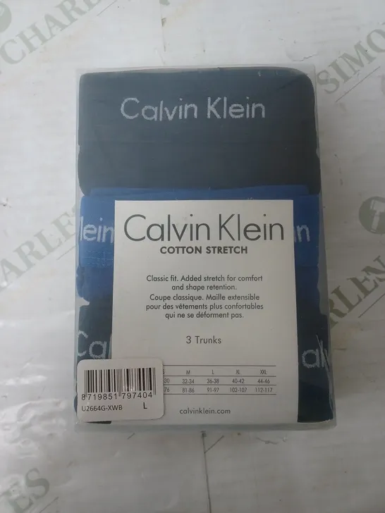 SEALED CALVIN KLEIN PACK OF BOXERS - LARGE