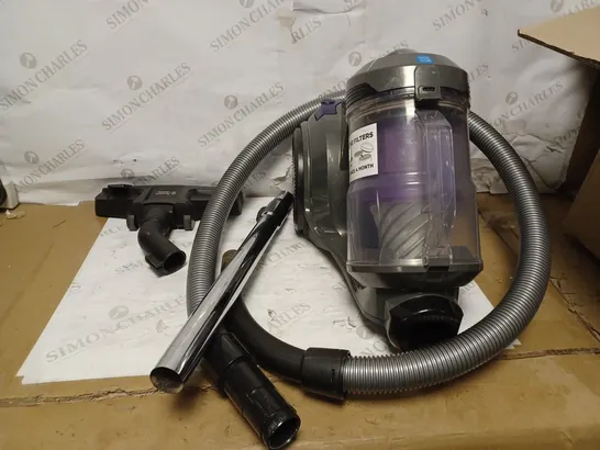 RUSSELL HOBBS TITAN 2 PET CYLINDER VACUUM IN GREY AND PURPLE