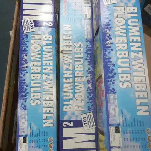 7 X BOXES OF BLUMENZWIEBELN FLOWERBULBS