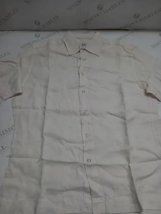 ARMANI EXCHANGE BUTTON SHIRT SIZE M