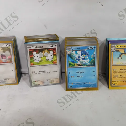 SMALL BOX OF APPROX COLLECTABLE POKEMON TRADING CARDS