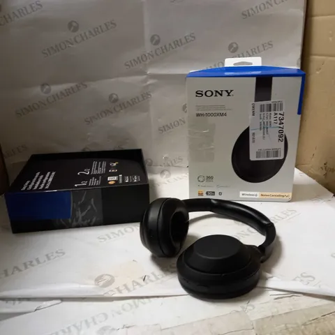 SONY WH-1000XM4 NOISE CANCELLING WIRELESS HEADPHONES 