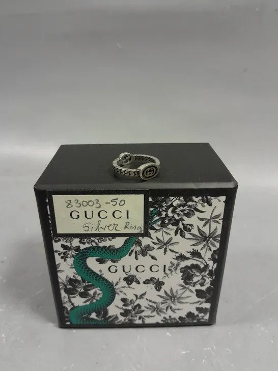 GUCCI INTERLOCKING RING 