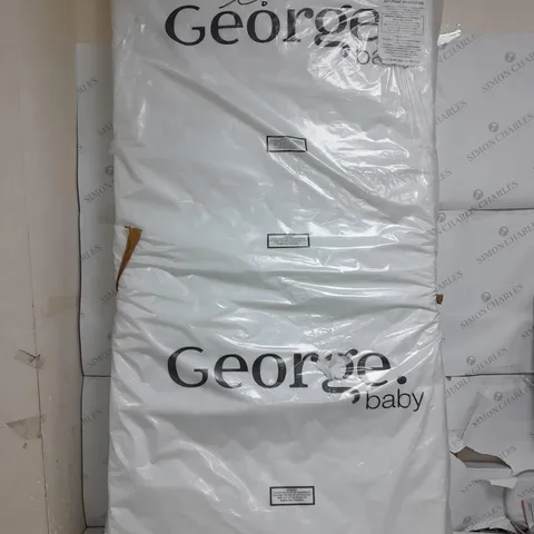 GEORGE BABY SPRUNG MATTRESS 140X70X10CM - COLLECTION ONLY