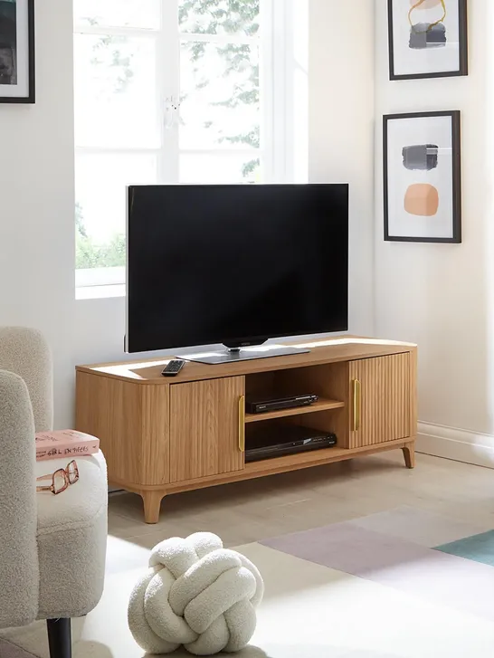 BOXED CARINA TV UNIT (FITS UP TO 50") 