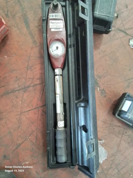 BOXED ROEBUCK DIAL INDICATING TORQUE WRENCH