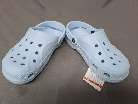 PAIR OF CROCS BAYA IN LIGHT BLUE UK SIZE M3/W4