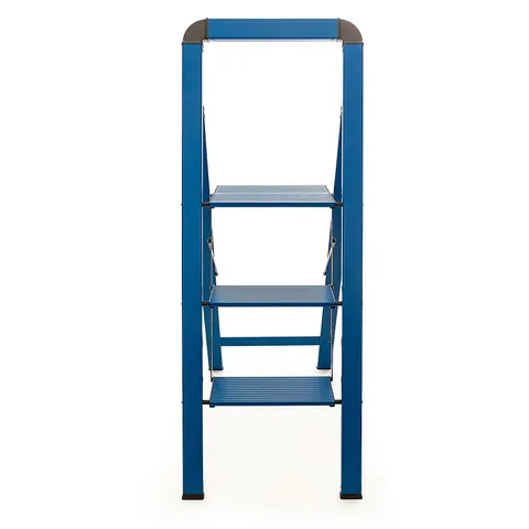 BUILDCRAFT 3 STEP LIGHTWEIGHT SLIMLINE LADDER IN BLUE