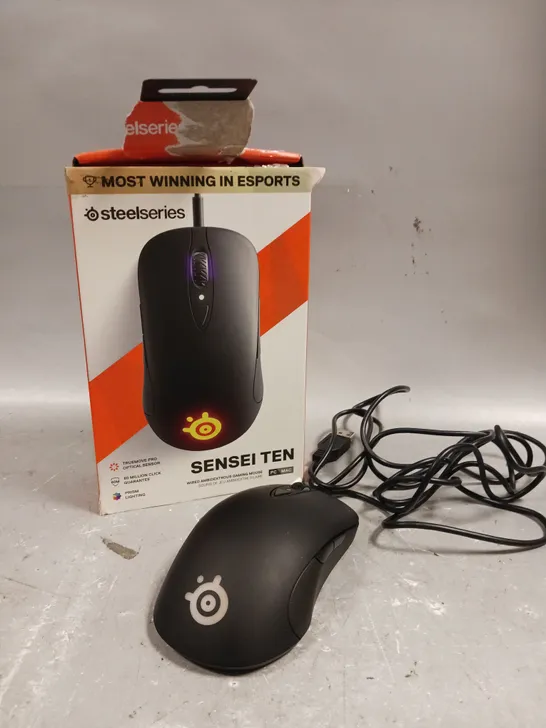 BOXED STEELSERIES SENSEI TEN WIRED GAMING MOUSE 