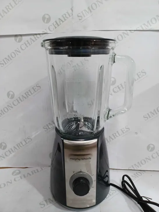 MORPHY RICHARDS TOTAL CONTROL GLASS TABLE BLENDER