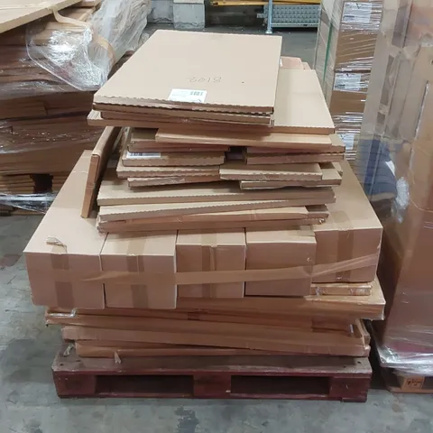 PALLET OF ASSORTED BATHROOM PANELS FOR VANITY UNITS AND OTHER BATHROOM ITEMS ETC