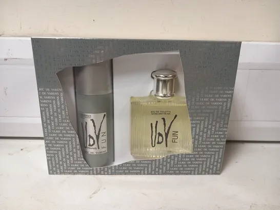 3 BOXED UOY PARIS EAU DE TOILETTE GIFT SETS