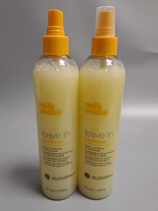 LOT OF 2 MILK SHAKE 350ML LEAVE IN CONDITIONERS