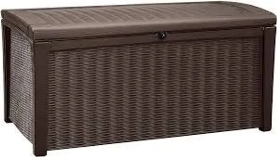 KETER BORNEO STORAGE BOX 416L IN BROWN - COLLECTION ONLY RRP £119.99