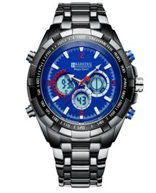 BARKERS OF KENSINGTON MEGA SPORT BLUE MENS WATCH