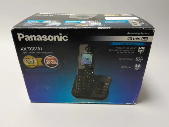 BOXED PANASONIC KX0TG8181 DIGITAL CORDLESS ANSWERING SYSTEM