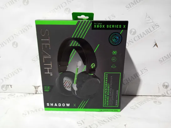 STEALTH SHADOW X PREMIUM PERFORMANCE WIRED GAMING HEADSET FOR XBOX SERIES X