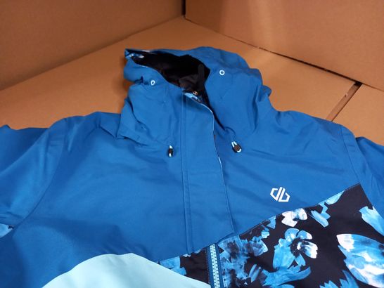 DARE2BE BLUE/BLACK DETERMINED WINTER SPORTS JACKET - SIZE 12