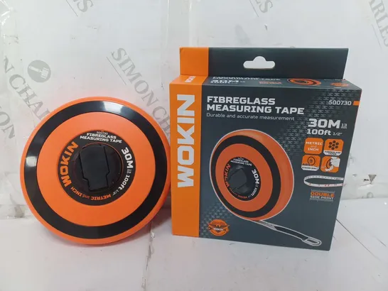 BOXED WOKIN FIBERGLASS MEASURING TAPE (30m)