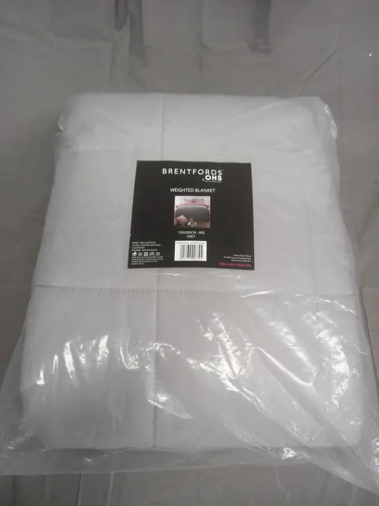 SEALED BRENTFORDS BY OHS WEIGHTED BLANKET - 150X200CM 8KG