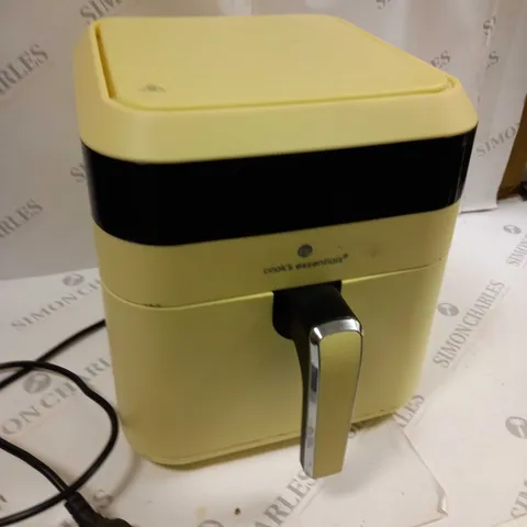 COOKS ESSENTIALS AIR FRYER IN YELLOW