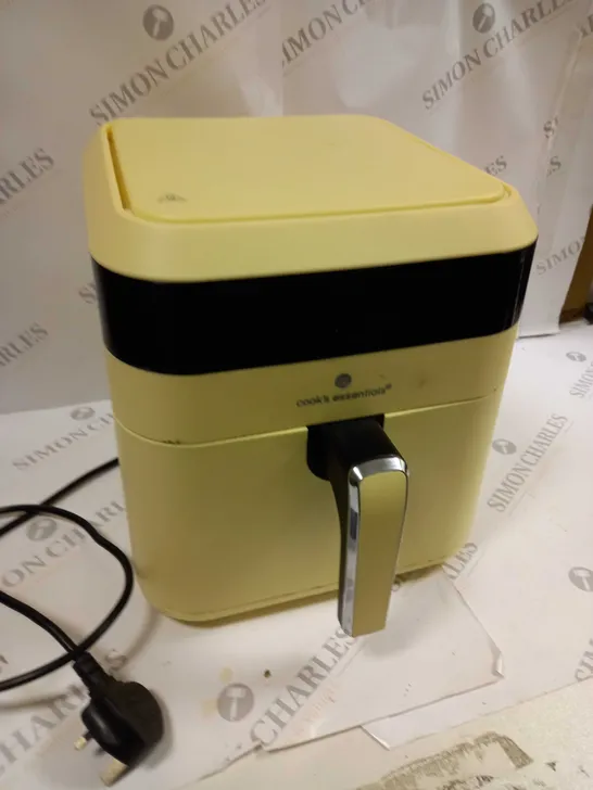 COOKS ESSENTIALS AIR FRYER IN YELLOW